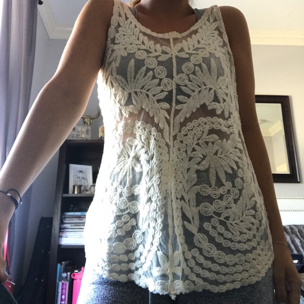 Lace tank